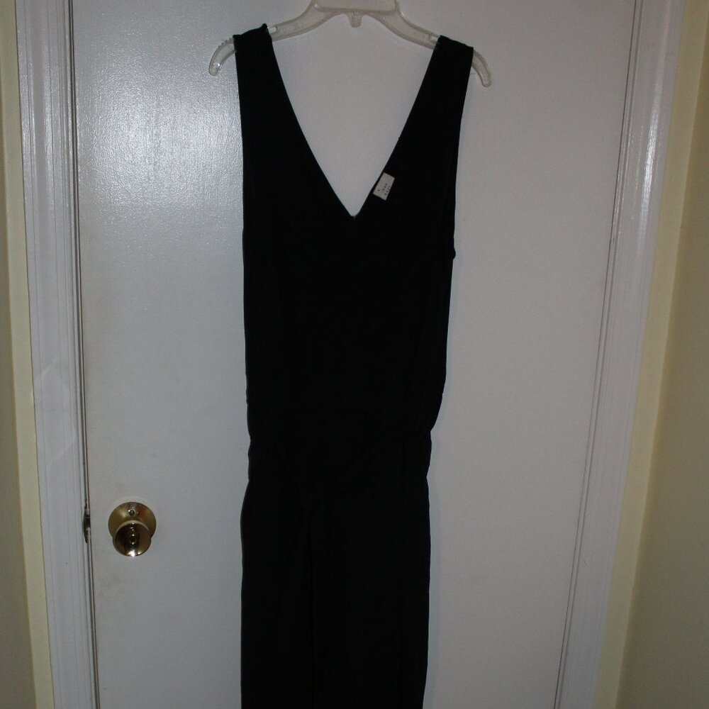A New Day Black Jumper with Tie Belt